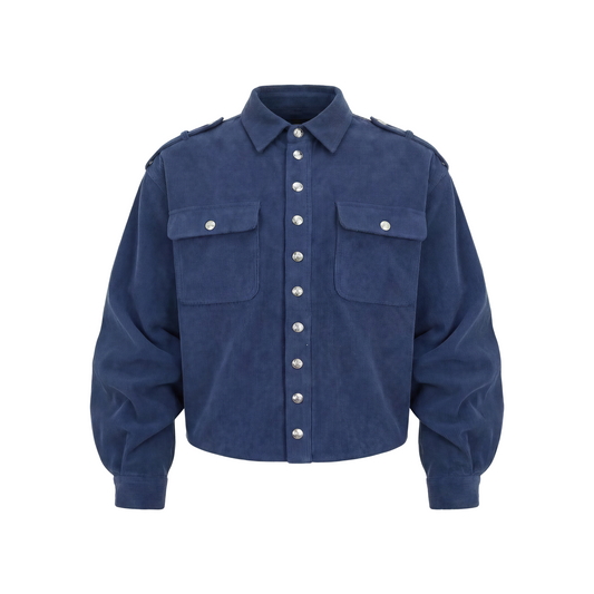 ELECTRIC BLUE CORD SHIRT