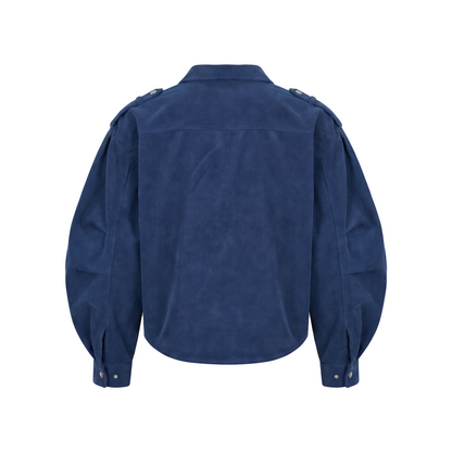 ELECTRIC BLUE CORD SHIRT