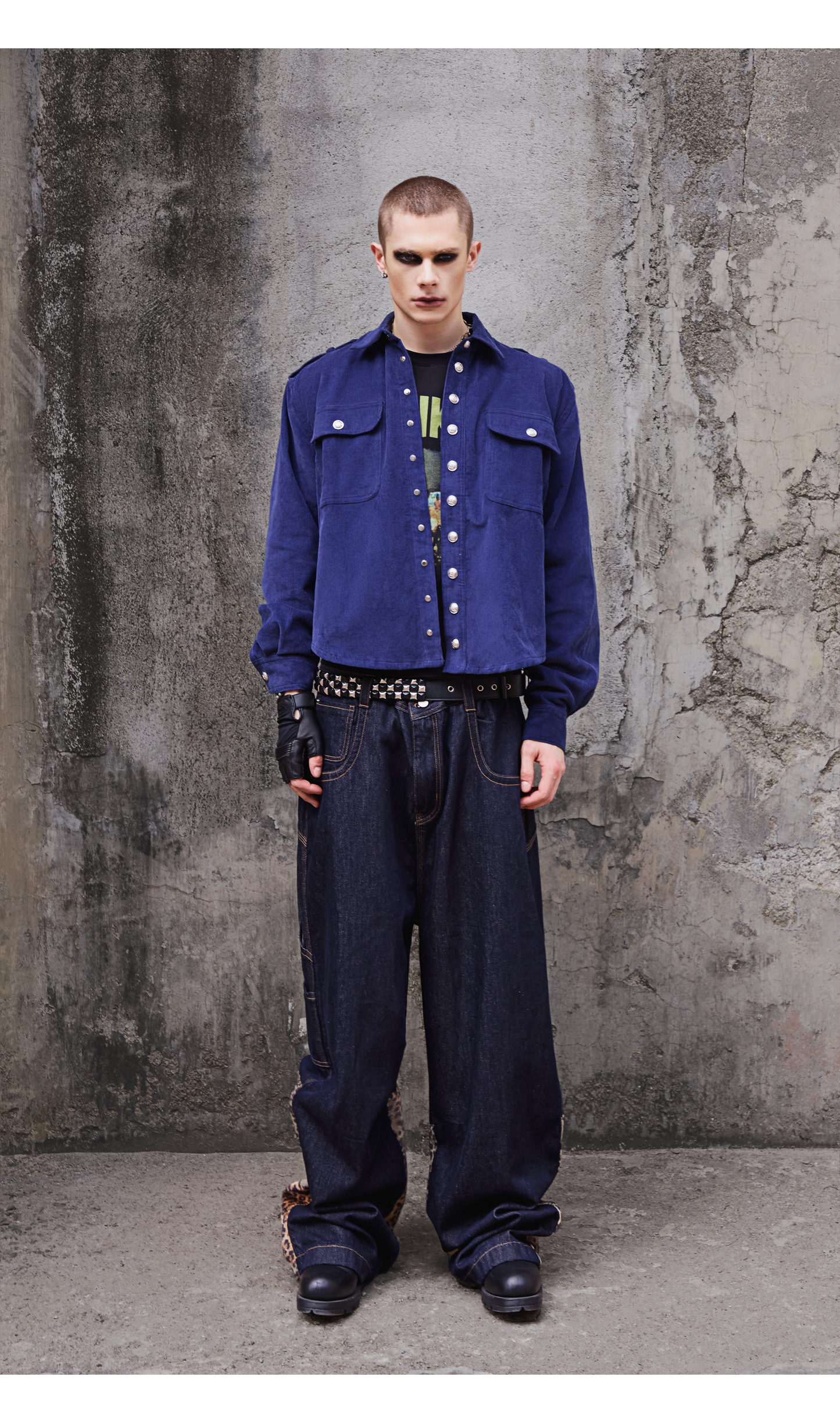 ELECTRIC BLUE CORD SHIRT